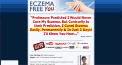 Desktop Screenshot of eczemafreeforever.com