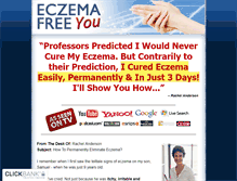 Tablet Screenshot of eczemafreeforever.com