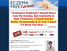 Tablet Screenshot of eczemafreeforever.net